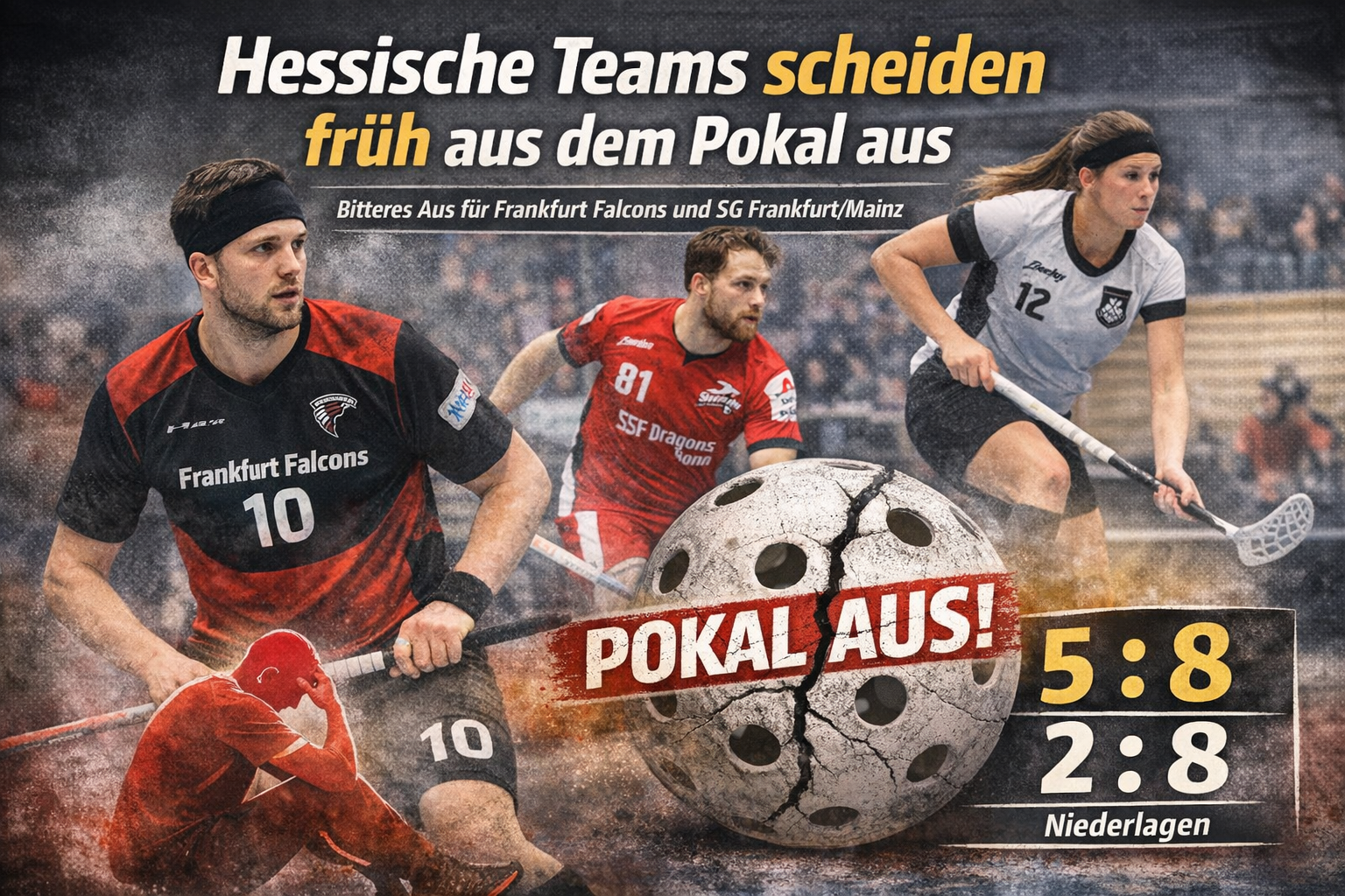 Pokal-Aus für die hessischen Vereine