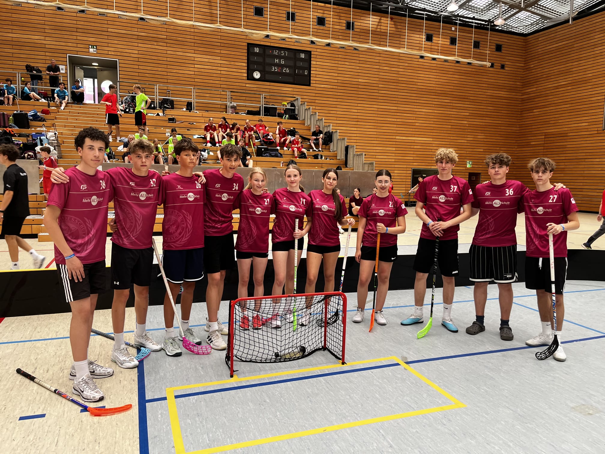 Die U14 Mannschaft der Alten Landesschule Korbach